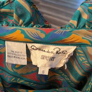 Oscar de la Renta Multicolor Blouse